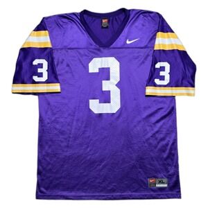 Nike Team LSU Tigers Odell Beckham Jr #3 Practice Jersey Mens XL Purple NCAA